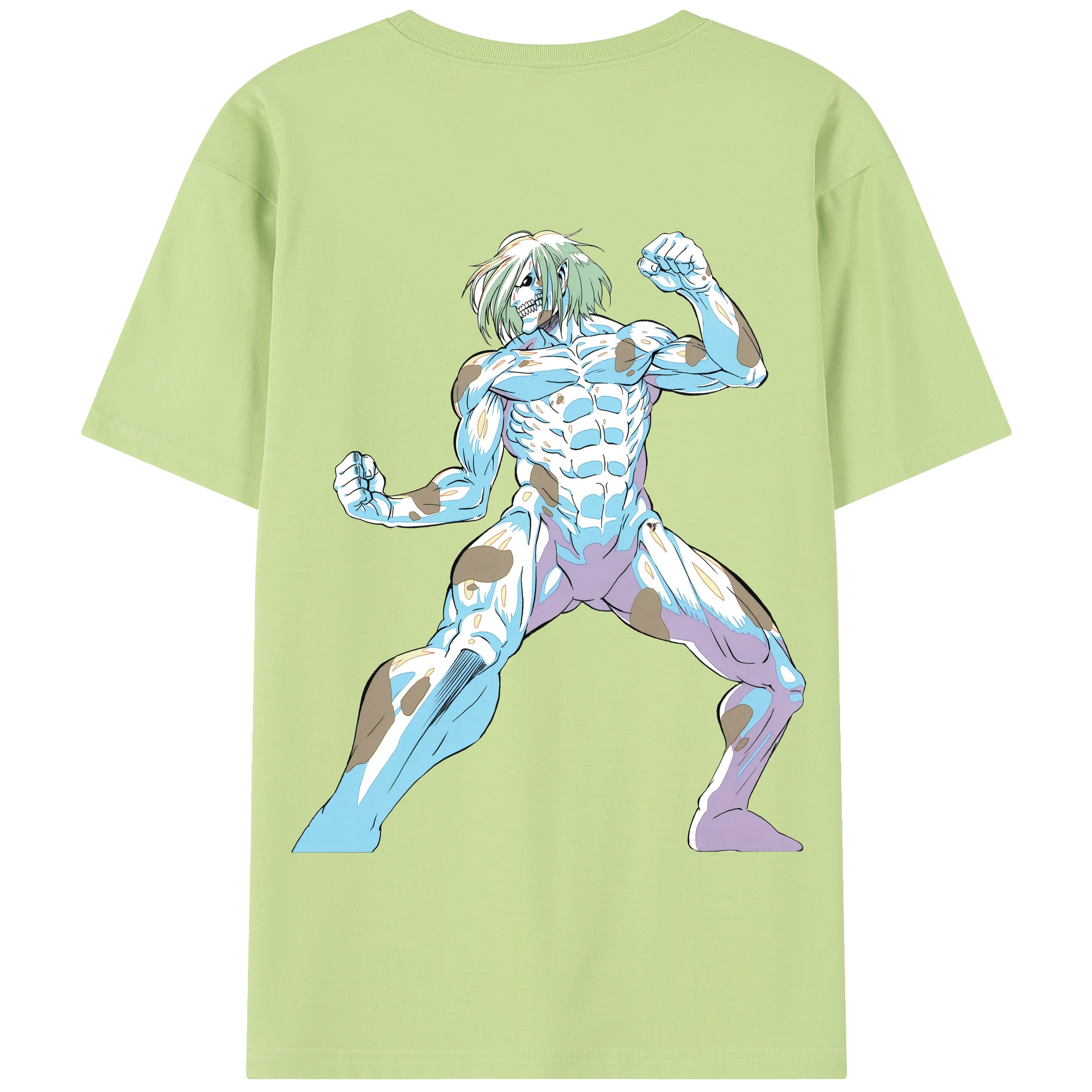 （画像用） 進撃の巨人 Attack on Titan 綿100％半袖Tシャツ（背面プリント）